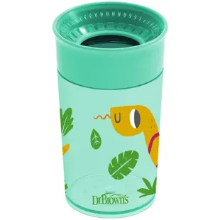 Dr Brown's 360 Learning Cup without Spout and without Handles Green 300 ml