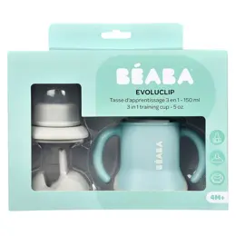 Béaba Tasse Evoluclip 3 en 1 Airy Green