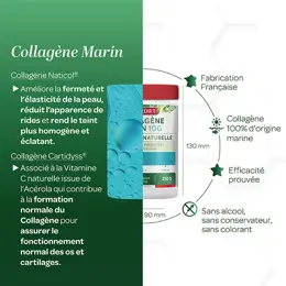 SUPERDIET Peau, Articulations Collagène Marin et Vitamine C - Cure de 20 jours