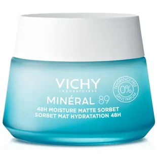Vichy Minéral 89 Feuchtigkeitsspendendes mattes Sorbet-Gel 48H 50 ml