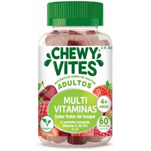 Chewy Vites Adulto Multivitaminas +4Años 60 Gominolas