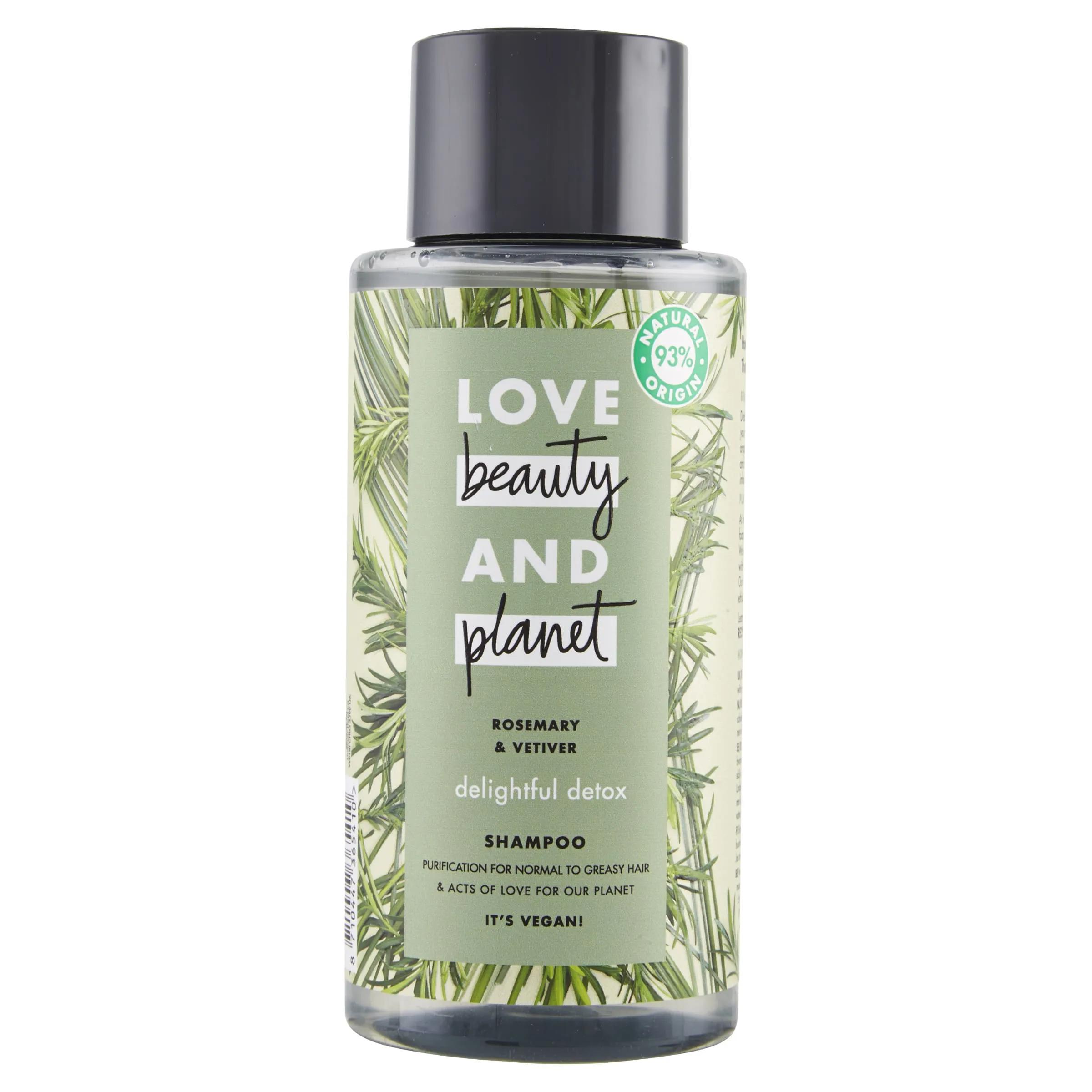 Love Beauty and Planet Rosmarino e Vetiver Shampoo Purificante 400 ml