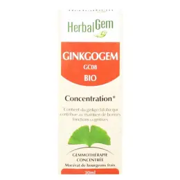 Herbalgem Complexe de Gemmothérapie Ginkogem Concentration Bio 30ml