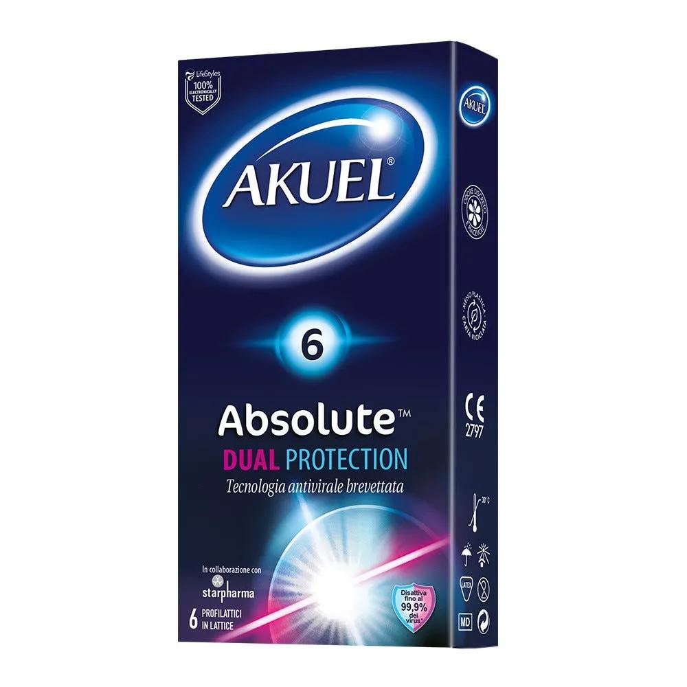 Akuel Absolute Dual Protection Profilattici 6 Pezzi