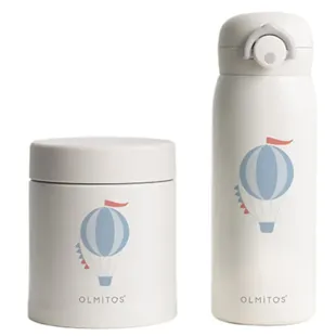 Olmitos Set Thermos Liquid 480 ml and Solid 550 ml Beige Balloon