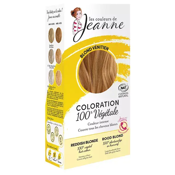 Les Couleurs de Jeanne Coloration Végétale Blond Vénitien 100g