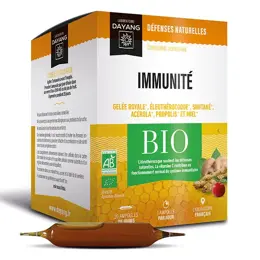 Dayang Compléments Alimentaires Immunité Bio 20 ampoules