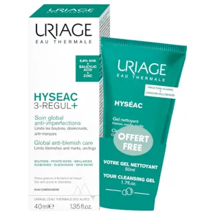 Uriage Hyséac 3-Regul+ 40 ml + Reinigungsgel 50 ml
