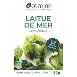 Oemine Algue Alimentaire Laitue de Mer Bio 50g