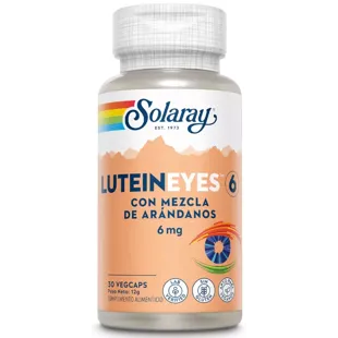 Solaray Lutein Eyes 6 mg 30 Vegetable Capsules