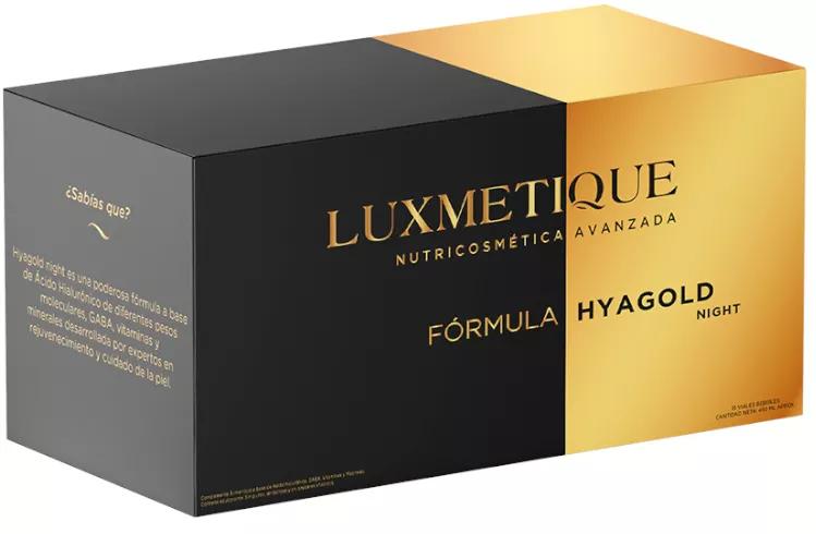 Luxmetique Fórmula Hyagold Noite 15 Ampolas