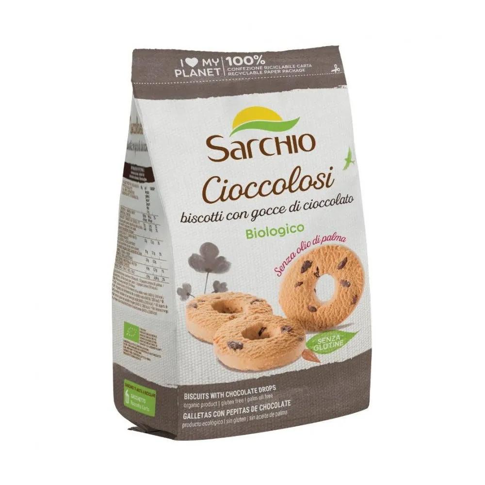 Sarchio Cioccolosi Biscotti Con Gocce Di Cioccolato Senza Glutine 200 g