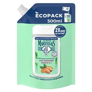 Le Petit Marseillais Ricarica Crema Doccia Latte Di Mandorle Dolci Bio 500ml