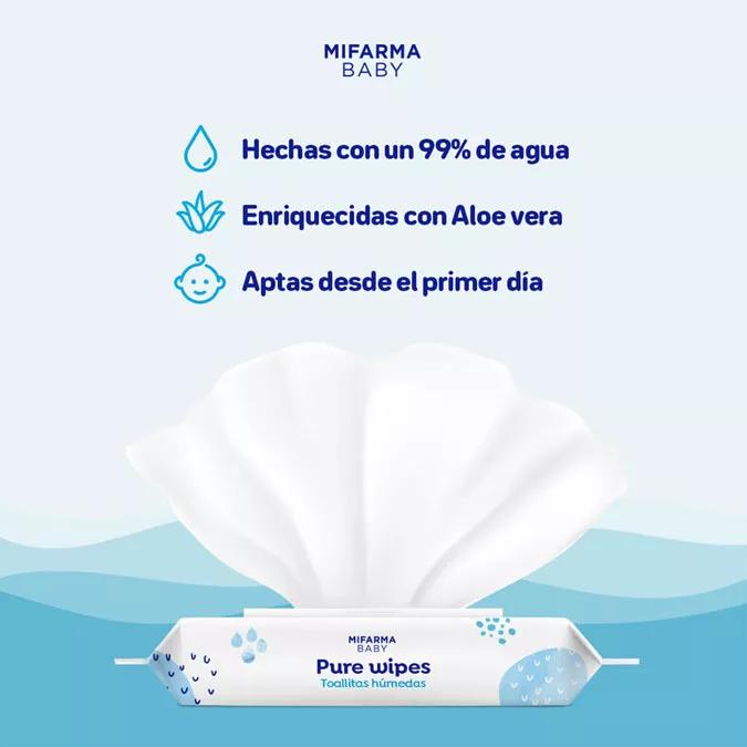 Mifarma Baby Toallitas Agua Pure Wipes 60 uds