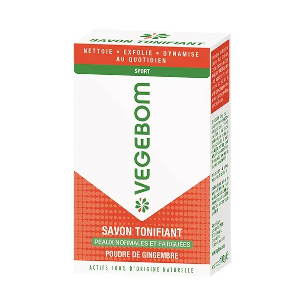 Vegebom Savon Tonifiant Pain 100g