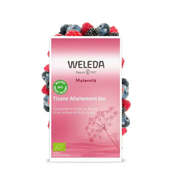 Sobres de Weleda lactancia materna hierbas frutas rojas 20
