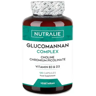Nutralie Glucomanano con Colina + B3 + D3 120 Cápsulas