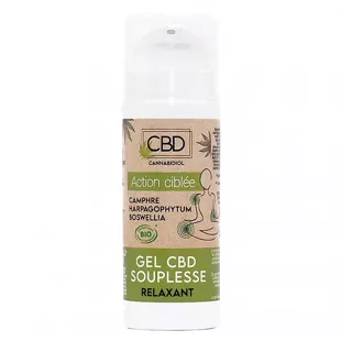 CBD Gel Souplesse Relaxant Bio 30ml