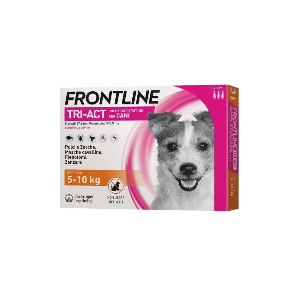 Frontline Tri-Act Soluzione Spot-On Cani 5-10 kg 3 Pipette Monodose