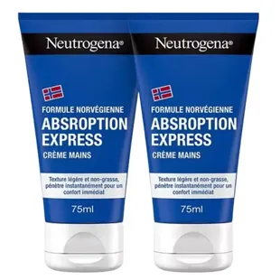 Neutrogena crema mani luce Texture assorbimento Express confezione 2x75ml