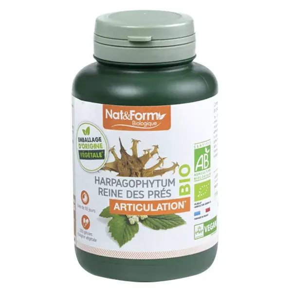 Nat & Form Bio Harpagophytum - Olmaria Integratore Alimentare 200 capsule