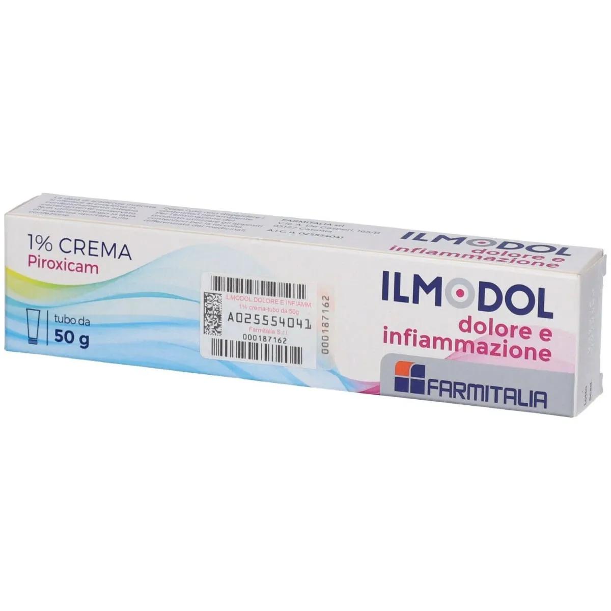 Ilmodol Dolore e Infiammazione Muscolari e Articolari Crema 1% Piroxicam 50g