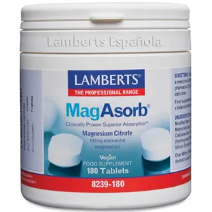 Lamberts MagAsorb Magnesium Citrate 150mg 180 Tablets
