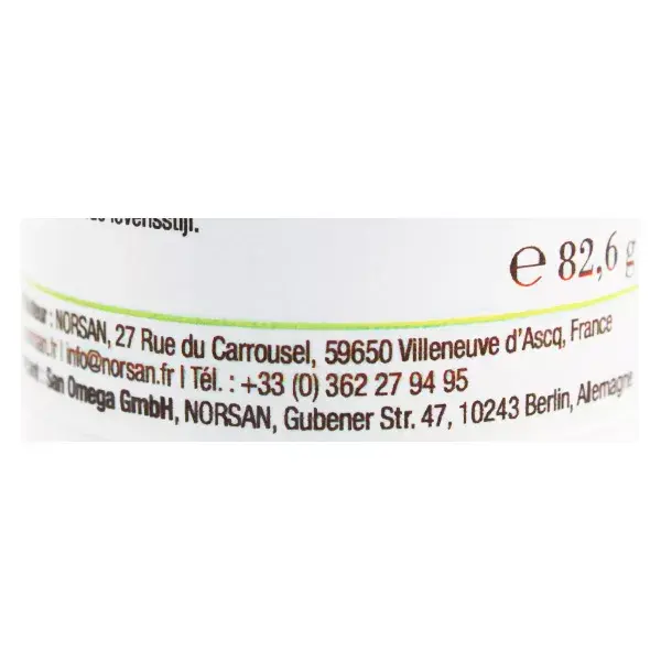 Norsan Omega 3 Vegan 1700mg Algae Oil 80 capsules