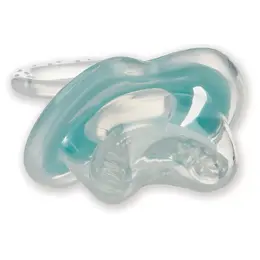 Nuby Sucette Anneau de Dentition Silicone Bleu + 0mois