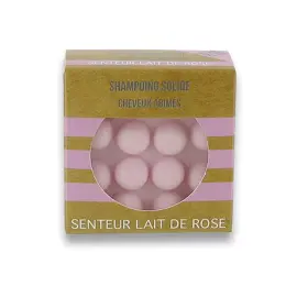 Valdispharm Shampoing Solide Cheveux Abîmés Parfum Lait de Rose 55g