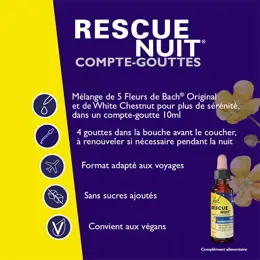 RESCUE NUIT® Compte-gouttes  - 10 ml