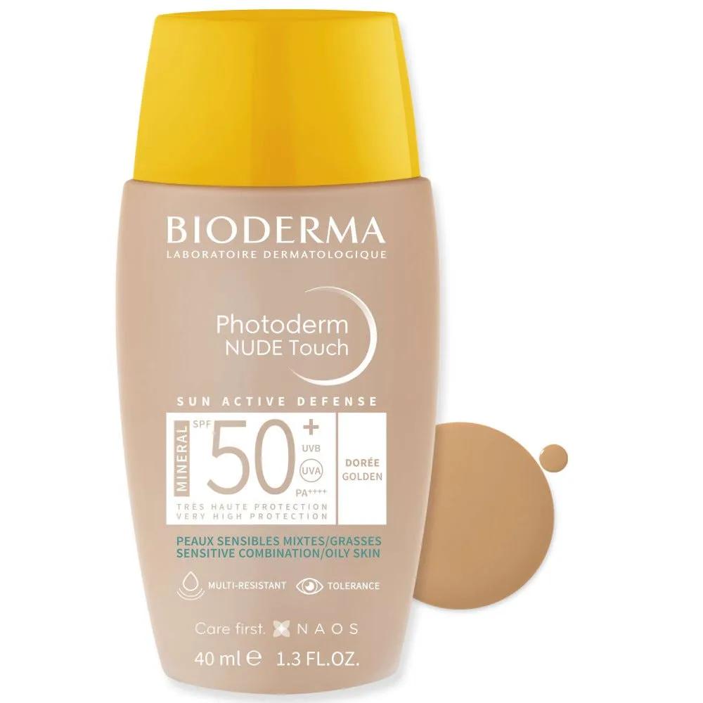 Bioderma Photoderm Nude Touch Doré Mineral SPF50+ 40 ml