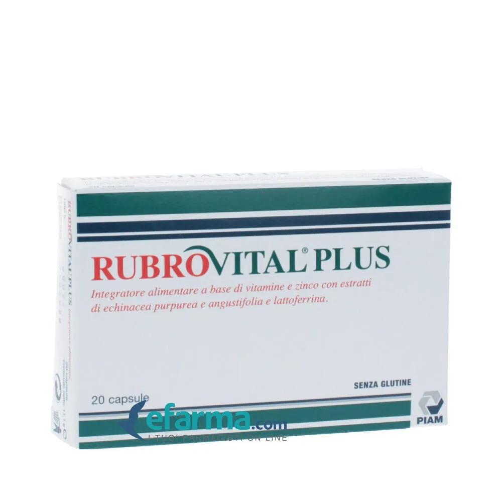 Rubrovital Plus Integratore Per Le Difese Immunitarie 20 Capsule