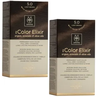 Apivita Tint My Color Elixir N50 Castanho Claro 2 unidades