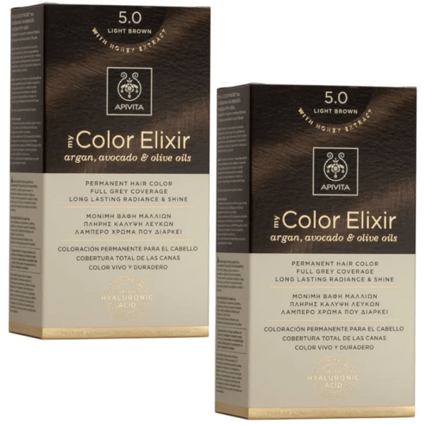 Apivita Tint My Color Elixir N50 Hellbraun 2 Einheiten