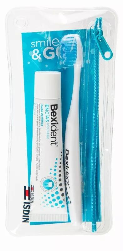 Kit Bexident Smile and Go Pâte à Gommes 25 ml + Pinceau Dureté Douce