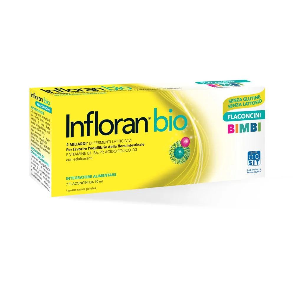 Infloran Bio Bimbi Integratore Di Fermenti Lattici 7 Flaconi 10 ml