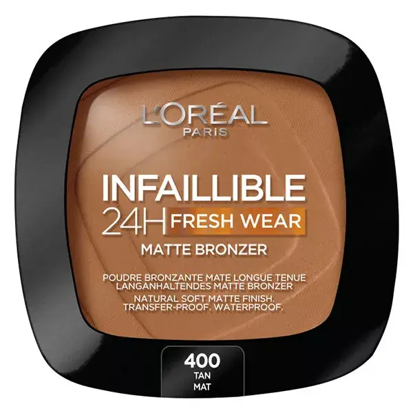 L'Oréal Paris Infaillible 24h Fresh Wear Matte Bronzer N°400 Mat 9g