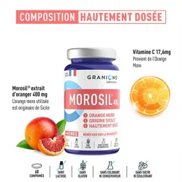 GRANIONS MOROSIL ® 400 mg - Morosil Perte de Poids - 60 Comprimés -Format 2 Mois