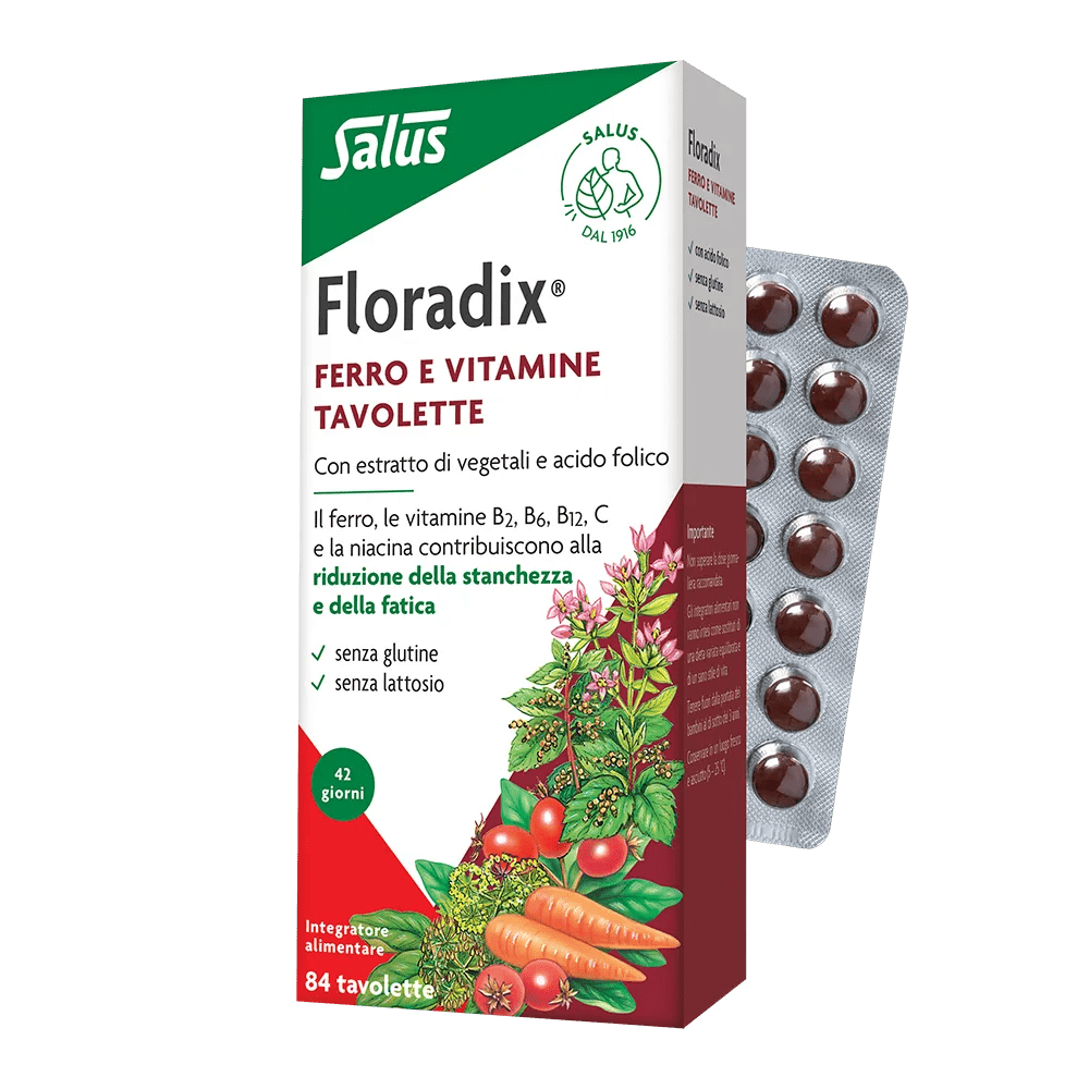 Floradix Integratore Ferro 84 Tavolette