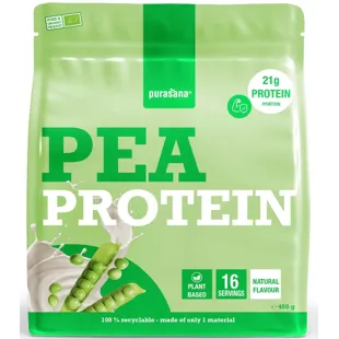 Purasana Pea Protein Powder Natural Organic 400g