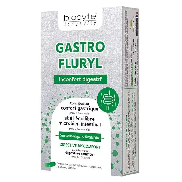 Biocyte Gastro Fluryl 30 gélules