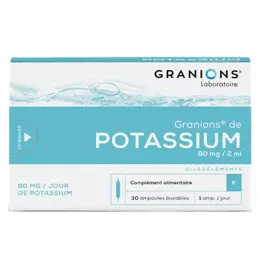 Granions Potassium 30 ampoules