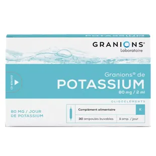 Granions de potassio rilassante muscolare 30 fiale