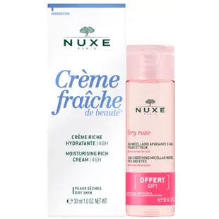 Nuxe Crème Fraîche de Beauté Reichhaltige Creme 30 ml + Mizellenwasser 50 ml