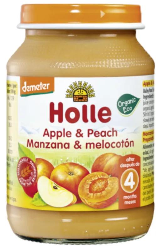 Holle Potito Apple and Peach +4m 190 gr