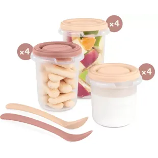 Miniland Set 12 Valencia Airtight Containers + 2 Gift Spoons