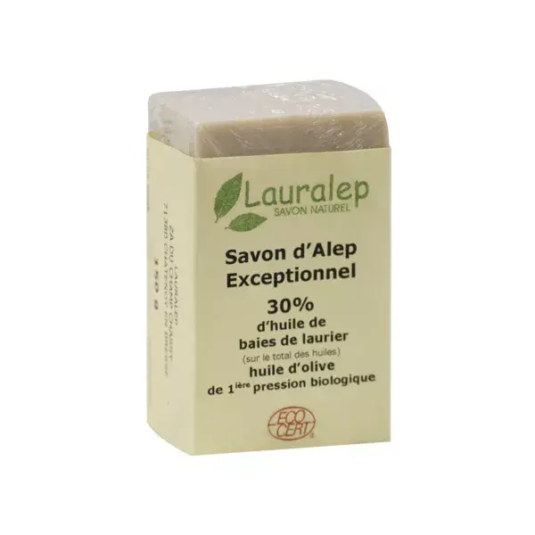 Lauralep Jabón de Alepo Excepcional Bio 30% de Aceite de Laurel 150g