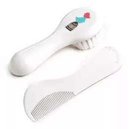 Suavinex Soin Set Brosse + Peigne Blanc