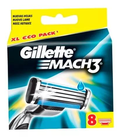 Gillette Mach3 Recargas 8 un